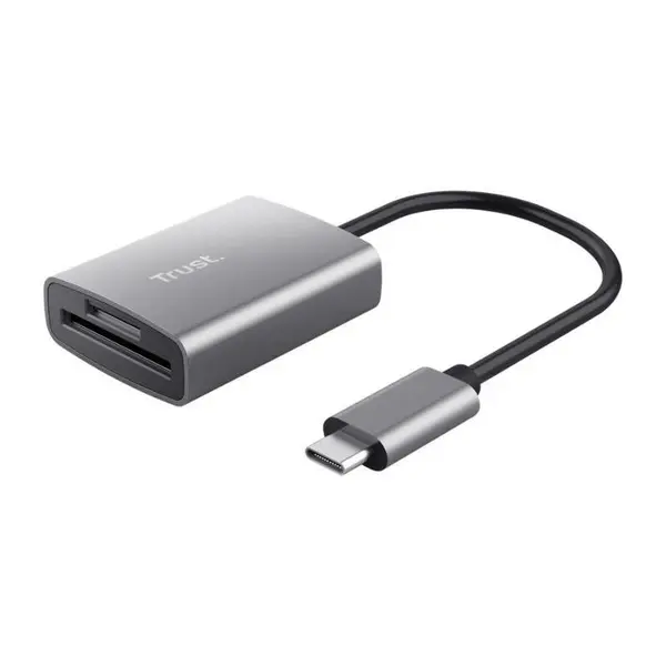 Cititor carduri Trust Dalyx Aluminium USB-C Silver