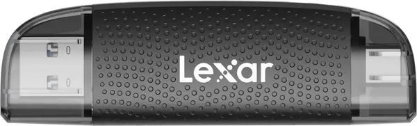 Cititor de carduri Lexar - Dual Slot, USB-A/C, microSD/SD, negru