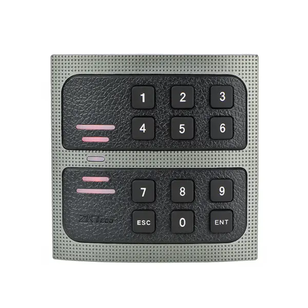 Cititor de proximitate cu tastatura ZKTeco ACC-ER-KR502EL, Wiegand 34, EM, cod PIN, 125 KHz, interior/exterior
