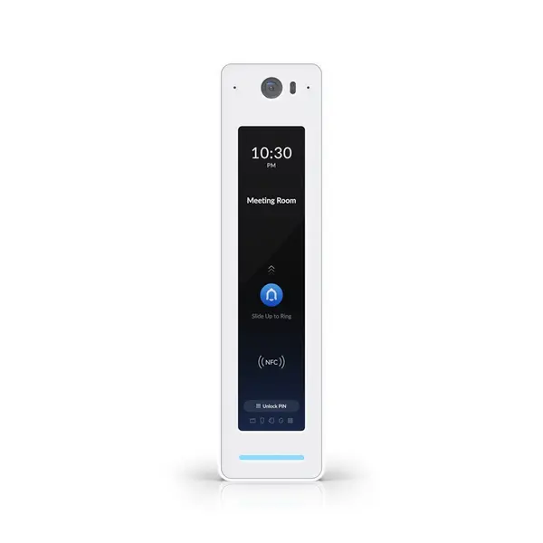 Cititor de proximitate cu tochscreen Ubiquiti UA-G2-PRO, camera HD, metoda acces PIN/deblocare faciala/aplicatie mobila/card NFC, 13.56 Mhz MF, microfon si difuzor, PoE
