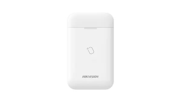 Cititor de tag-uri wireless Hikvision, 868 MHz, LED feedback, armare pe zone, DS-PT1-WE(B)