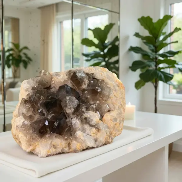 Citrin fumuriu din Congo – specimen natural, netratat | Model 9
