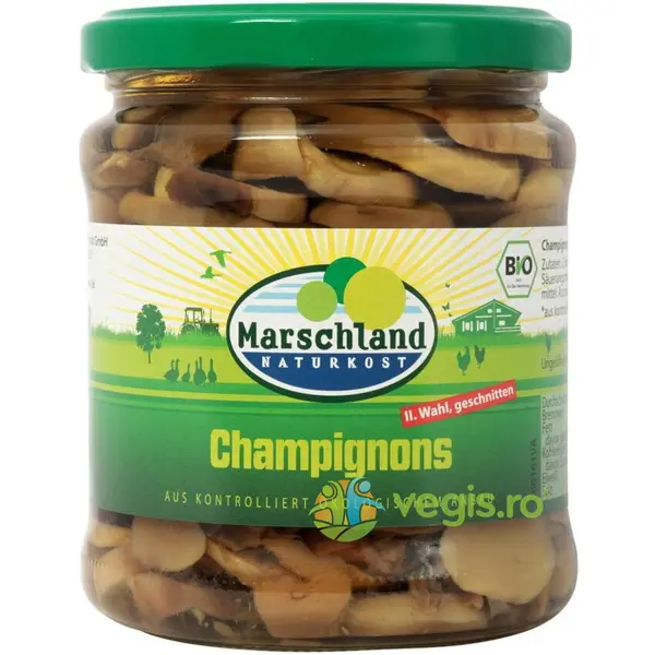 Ciuperci Champignons Taiate Ecologice/Bio 330g