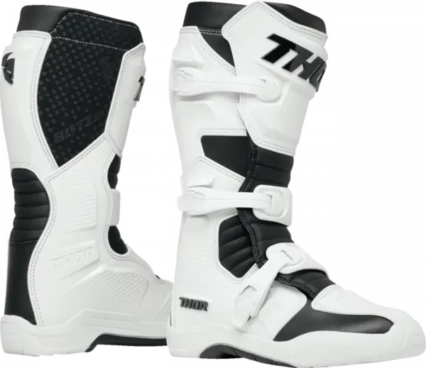 Cizme atv cross Thor Blitz XR, culoare alb, marime 49