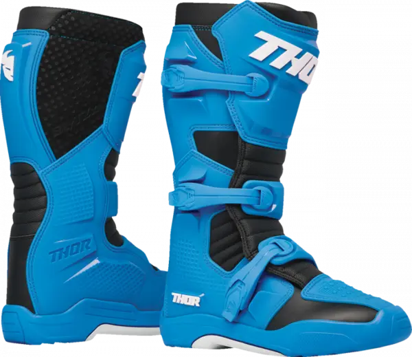 Cizme atv cross Thor Blitz XR, culoare albastru, marime 40