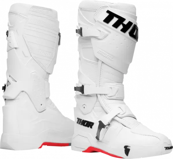 Cizme Atv Cross Thor Radial, culoare alb, marime 47
