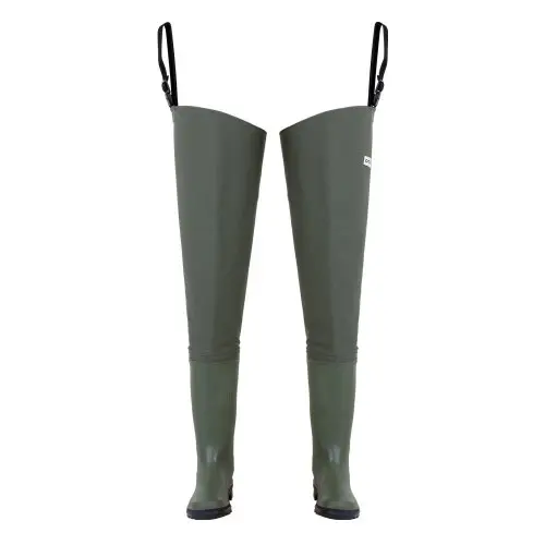 Cizme pescuit sold pescar din PVC, impermeabile, Danubio, culoarea verde 37, VERDE