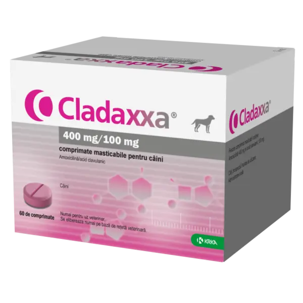 Cladaxxa 400mg 100mg 10 comprimate masticabile