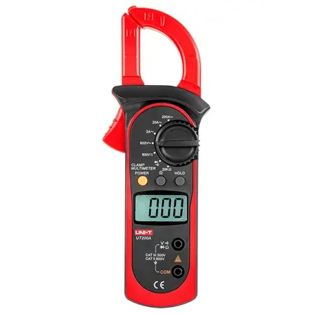 Clampmetru Digital Uni-T UT200A, Capacitate, True RMS, Curent AC DC, Tensiune, Rezistenta, Autoscalare, Iluminare