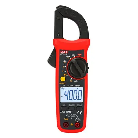 Clampmetru Digital Uni-T UT202R, True RMS, Temperatura 1000 C, 600A AC, NCV, Rezistenta, Frecventa, Iluminare