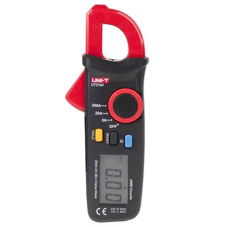 Clampmetru Digital Uni-T UT210A, 200A AC, Autoscalare, Iluminare Fundal, Oprire Automata, Compact