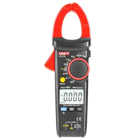 Clampmetru Digital Uni-T UT213B, True RMS, Temperatura 1000 C, 400A AC, NCV, Masurare Relativa, Oprire Automata