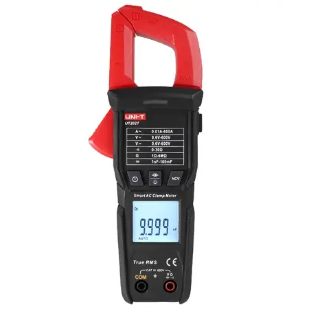 Clampmetru Digital Uni-T UT219DS, 600A AC, True RMS, Autoscalare, Temperatura, CAT III 600V, IP54, Iluminare
