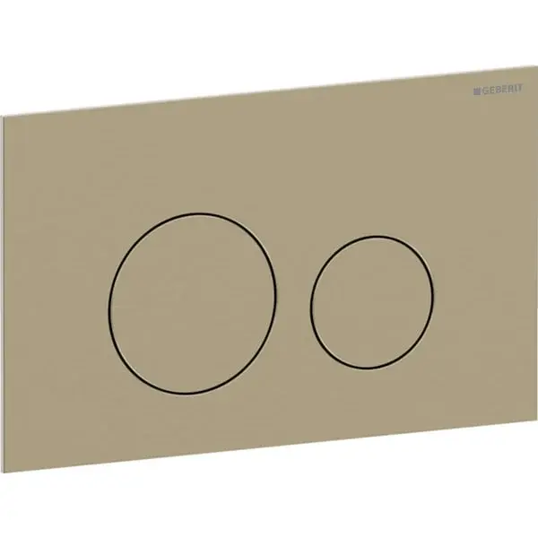 Clapeta actionare dubla rezervor wc ,alama periat, Geberit Sigma40