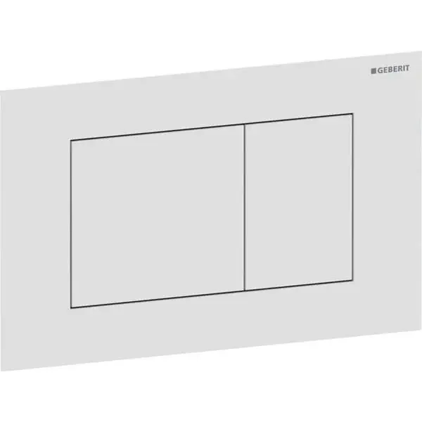 Clapeta actionare dubla rezervor wc, alb mat, Geberit Sigma40