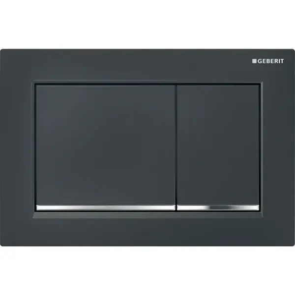 Clapeta actionare dubla rezervor wc neagra Geberit Omega20