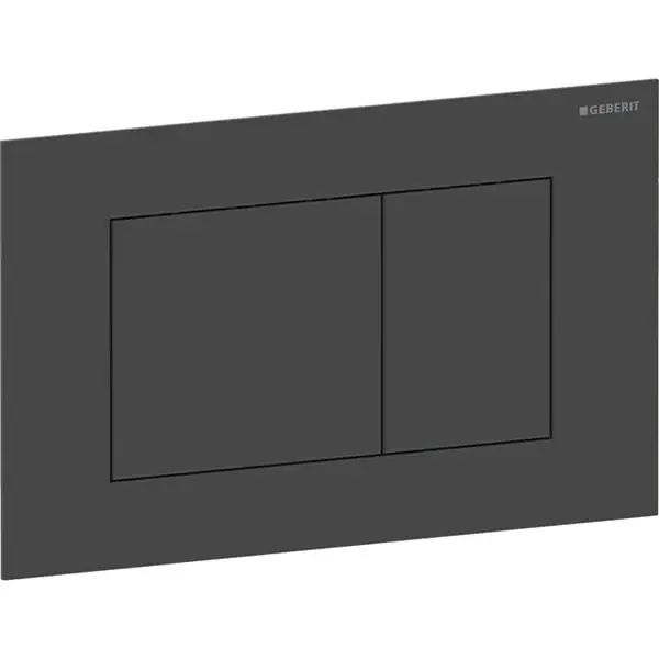 Clapeta actionare dubla rezervor wc, negru mat, Geberit Sigma40