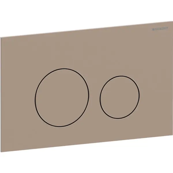 Clapeta actionare dubla rezervor wc ,rosu auriu periat, Geberit Sigma40
