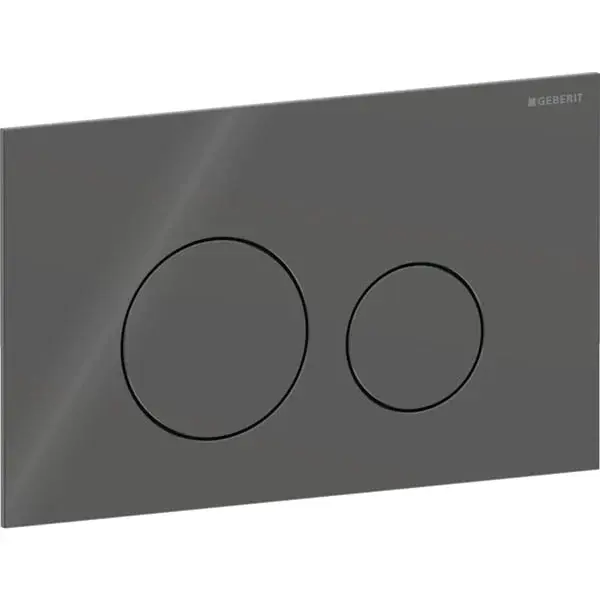 Clapeta actionare dubla rezervor wc ,sticla lucioasa lava, Geberit Sigma40