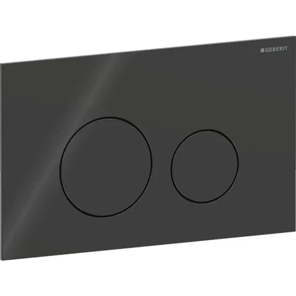 Clapeta actionare dubla rezervor wc ,sticla neagra, Geberit Sigma40
