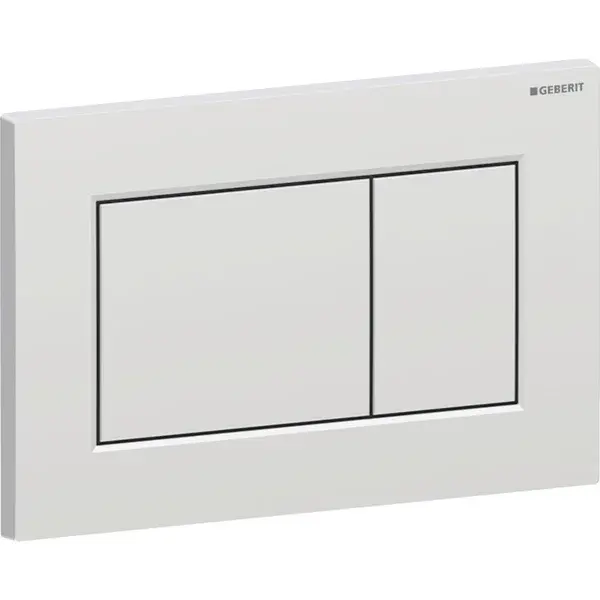 Clapeta actionare rezervor wc, crom mat, Geberit Sigma01