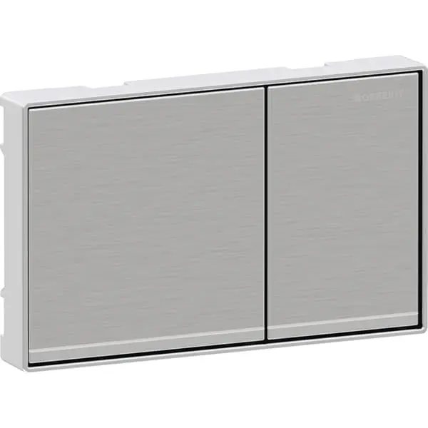 Clapeta actionare rezervor wc crom periat cu banda de design crom lucios Geberit Omega60