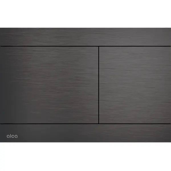 Clapeta actionare rezervor wc, otel inoxidabil gun metal mat periat Alcadrain FUN-GM-B