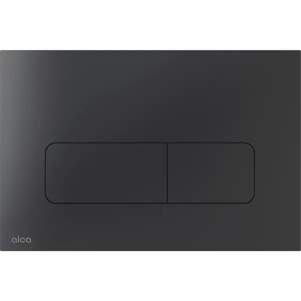 Clapeta actionare rezervor wc, otel inoxidabil negru mat Alcadrain MOON-BLACK
