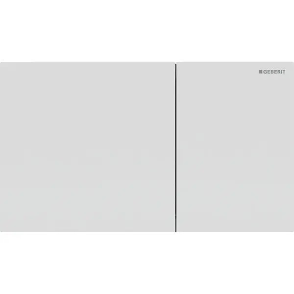 Clapeta de actionare cu 2 volume, easy to clean, alb mat, Geberit Sigma70