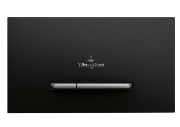Clapeta de actionare dual-flush, negra, Villeroy Boch ViConnect