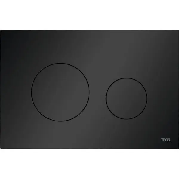 Clapeta de actionare Dual-Flush, negru mat, TECE Loop