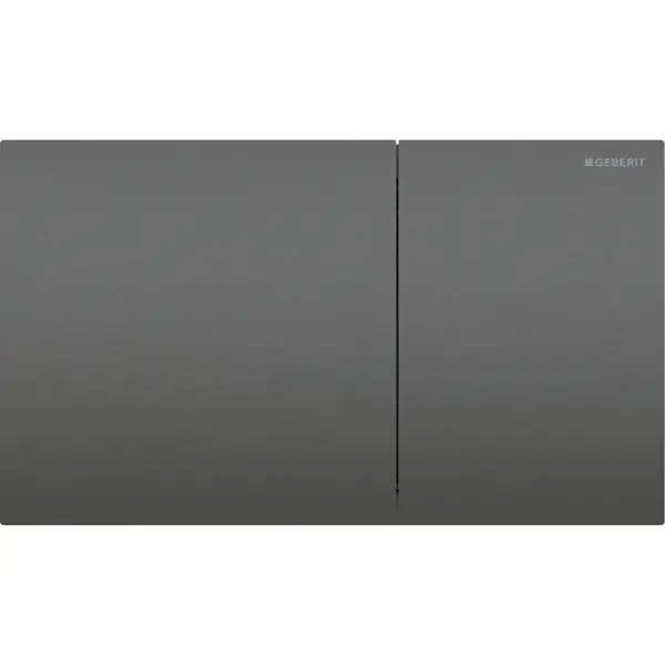 Clapeta de actionare easy to clean, crom negru periat, Geberit Sigma70