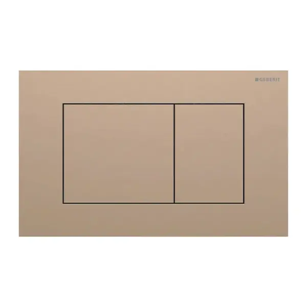 Clapeta de actionare Geberit Sigma40 Slim rosu-auriu finisaj periat