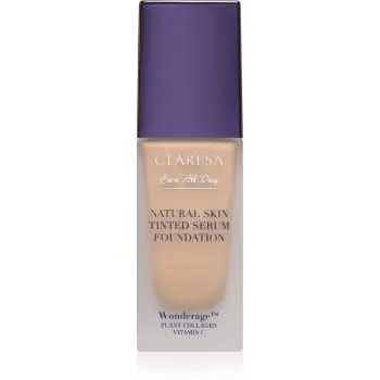 Claresa Care All Day Natural Skin Tinted Serum Foundation Fluid nuantator cu textura usoara pentru un look natural
