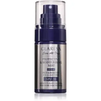 Claresa Care All Day Protective & Moisturising Mist fixator make-up cu efect de hidratare