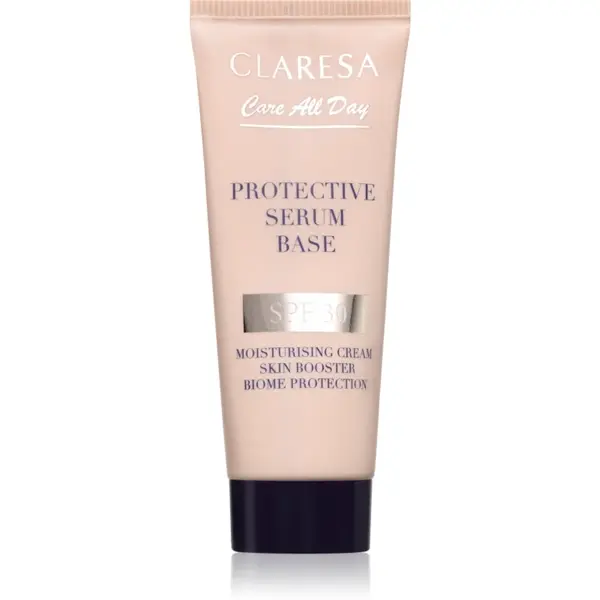 Claresa Care All Day Protective Serum Base ser facial hidratant protectia pielii SPF 30 Universal 30 ml