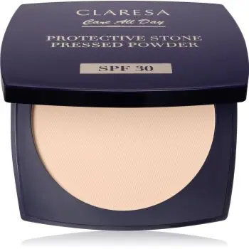 Claresa Care All Day Protective Stone Pressed Powder pudra de fixare SPF 30