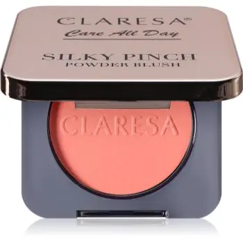 Claresa Care All Day Silky Pinch Powder Blush fard de obraz compact pentru un efect de lunga durata