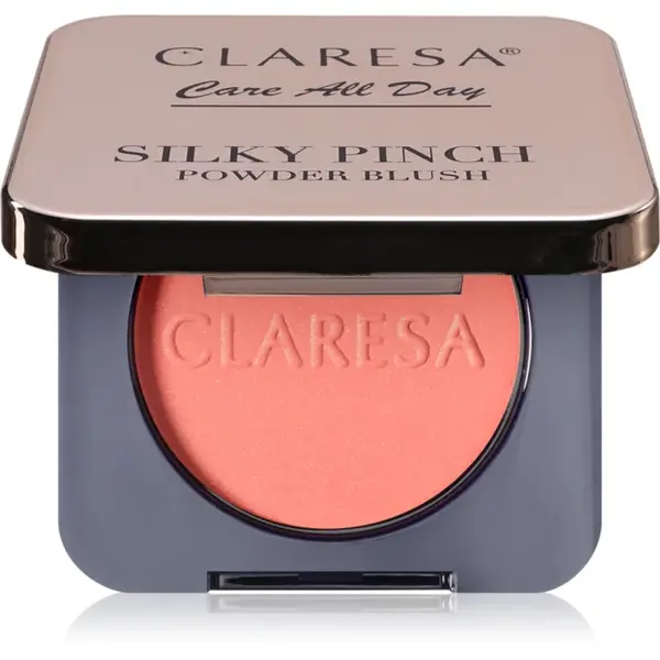 Claresa Care All Day Silky Pinch Powder Blush fard de obraz compact pentru un efect de lunga durata 02 Lumi Peach 2 g