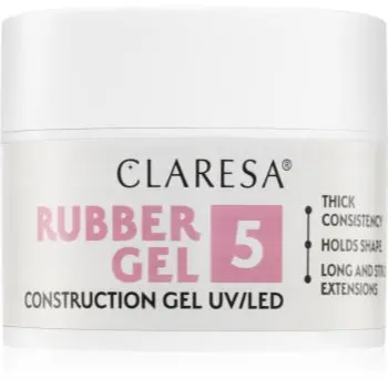 Claresa Rubber Gel Construction Gel UV/LED Gel pentru extensiile unghiilor