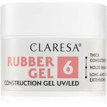 Claresa Rubber Gel Construction Gel UV/LED Gel pentru extensiile unghiilor