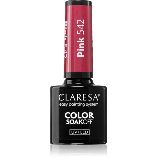 Claresa SoakOff UV/LED Color Balloon Journey lac de unghii sub forma de gel culoare Pink 542 5 g