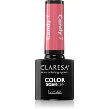 Claresa SoakOff UV/LED Color Candy lac de unghii sub forma de gel