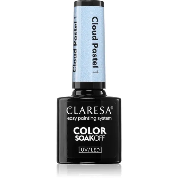 Claresa SoakOff UV/LED Color Cloud Pastel unghii cu gel folosind UV / lampă cu LED culoare 1 5 g