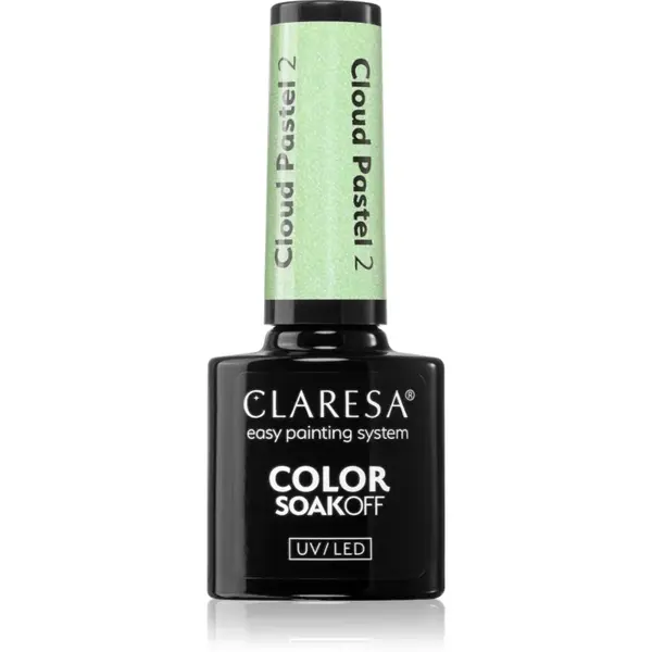 Claresa SoakOff UV/LED Color Cloud Pastel unghii cu gel folosind UV / lampă cu LED culoare 2 5 g