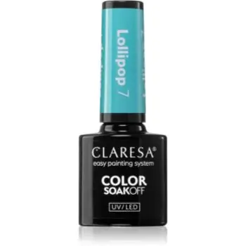 Claresa SoakOff UV/LED Color Lollipop lac de unghii sub forma de gel