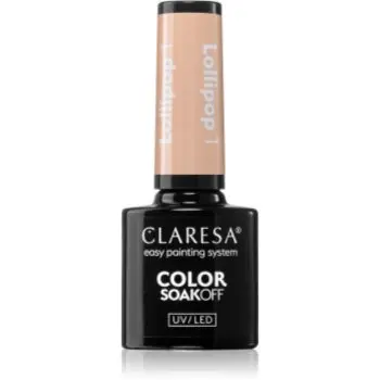 Claresa SoakOff UV/LED Color Lollipop lac de unghii sub forma de gel