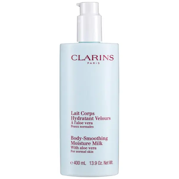 Clarins Body-Smoothing Moisture Milk with Aloe Vera Lapte de corp hidratant Volum 400 ml