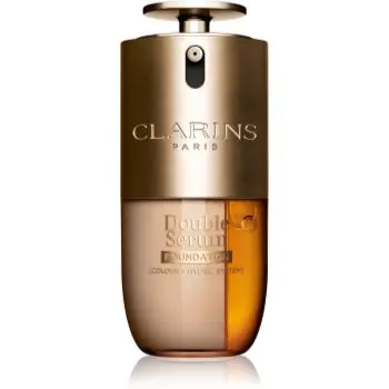 Clarins Double Serum Foundation make-up strălucitor de întinerire