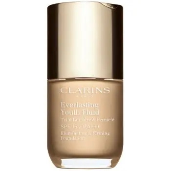 Clarins Everlasting Youth Fluid Foundation make-up pentru luminozitate SPF 15